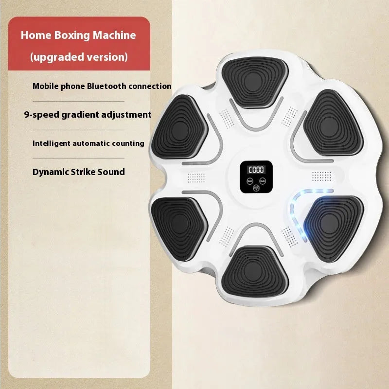 Smart music boxing machine electronic wall target with focus gloves