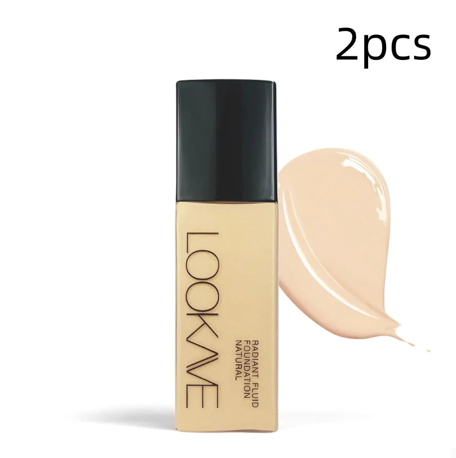 LOOKAVE Matte Liquid Foundation tube in 21c size with shade options LK63C-01 to LK63C-06