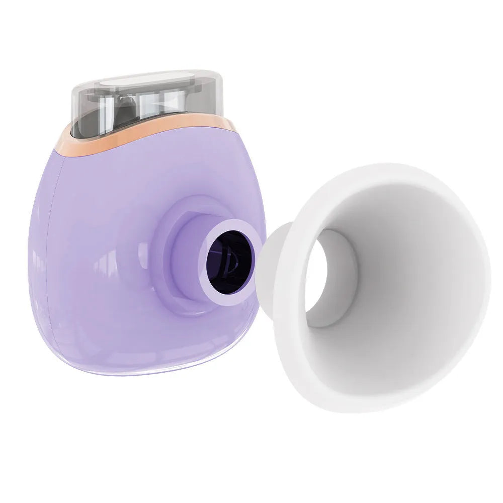 Purple and white eye humidifier with lithium battery and charging cable