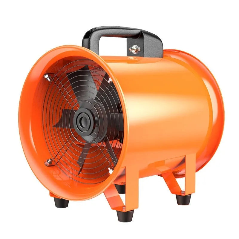 8-inch industrial axial flow fan with seven titanium steel blades for workshop ventilation