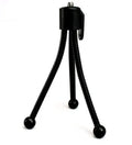 Small iron frame mini desktop tripod with telescopic legs extended to 90mm height