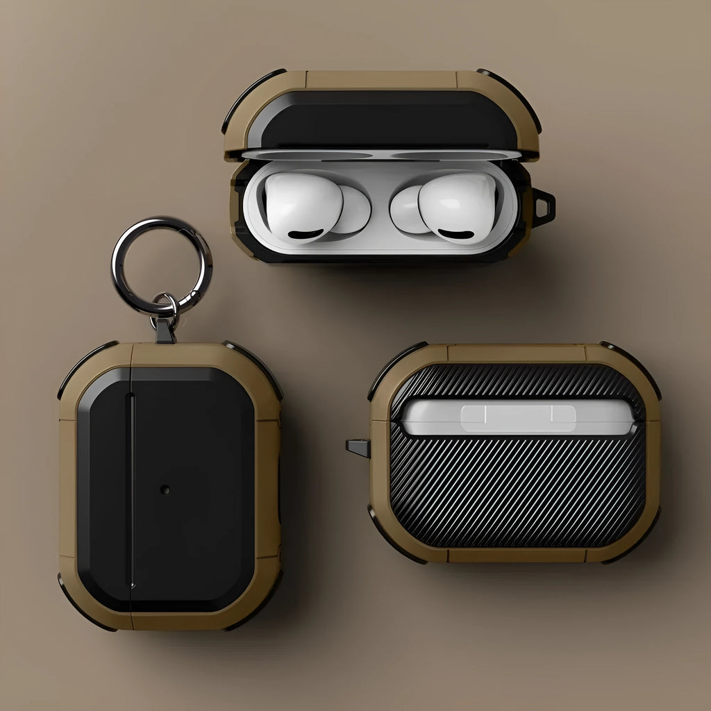 AirPods protective shell case compatible with AirPods 1, 2, and Pro models in various colours.