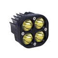 Four-eye headlight conversion kit with aluminium base plate for motorcycle car modification
