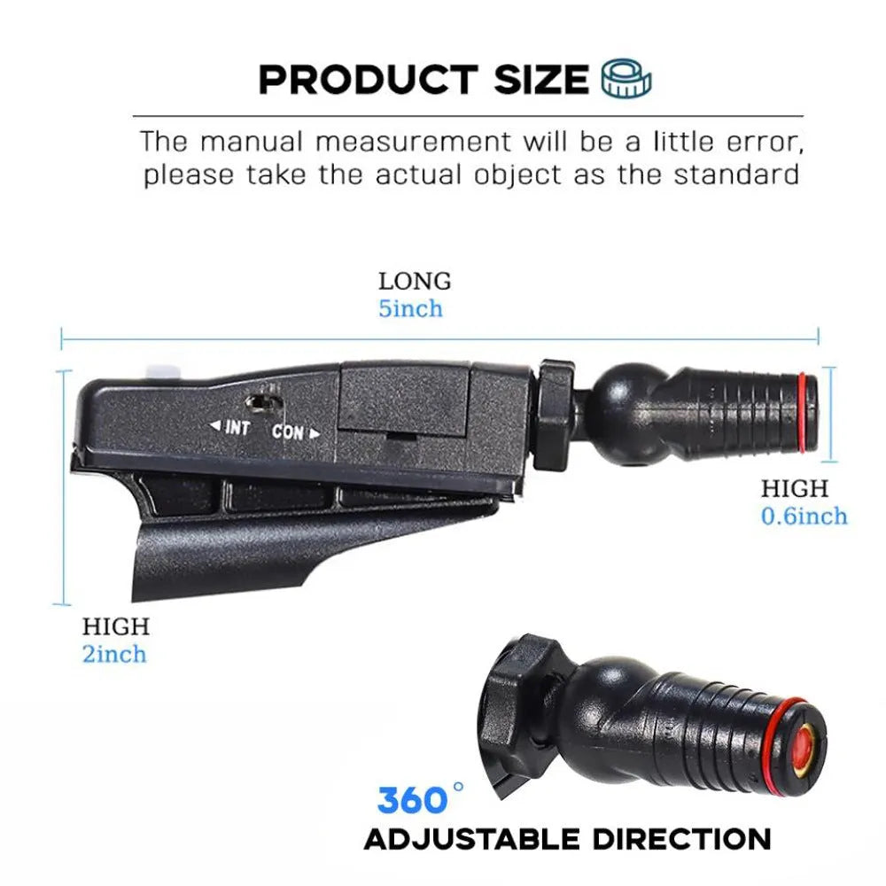 Black golf laser sight aiming instrument for putting alignment practice