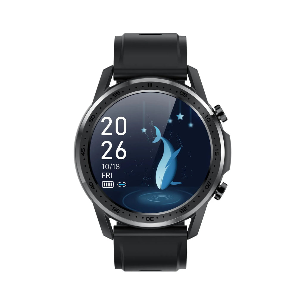 Youth2 Body Temperature Smart Bracelet with 1.3-inch screen in zinc alloy case, shown on wrist.