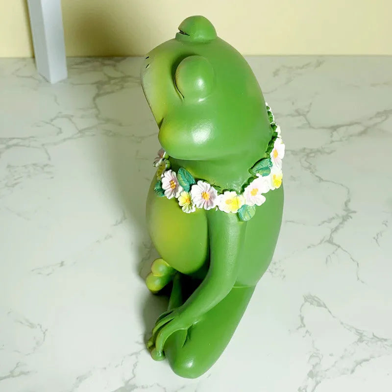 Magic Yoga Frog decoration ornament in RDW123 colour for home micro landscape displays