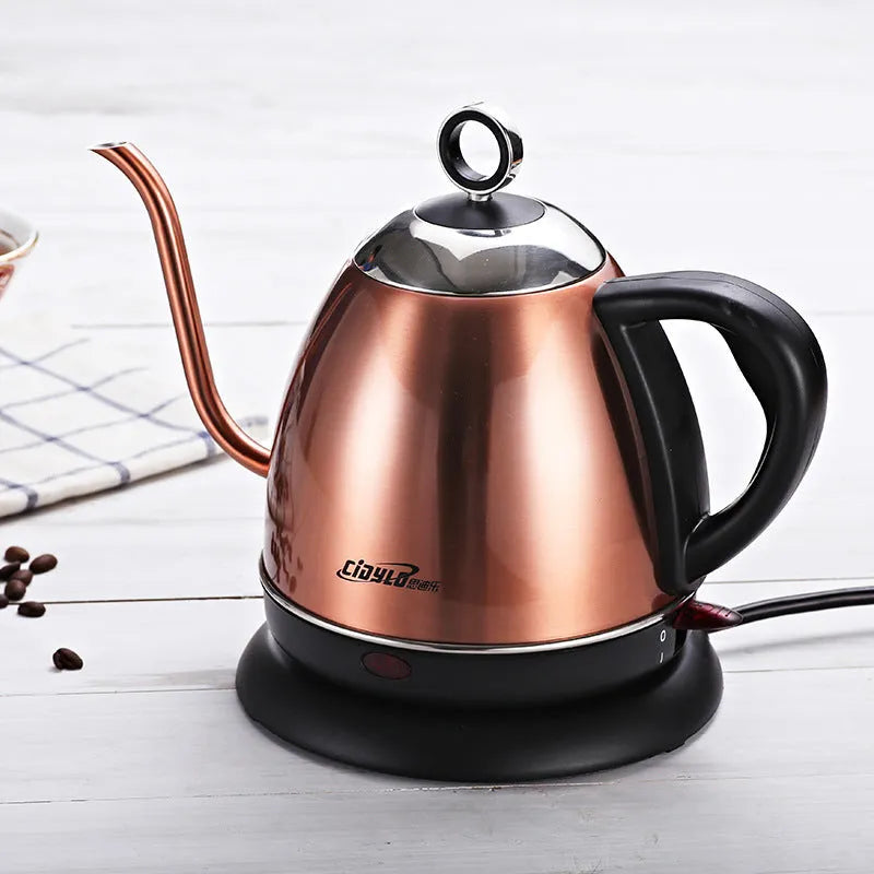 Gold full-automatic constant temperature stainless steel kettle with touch control