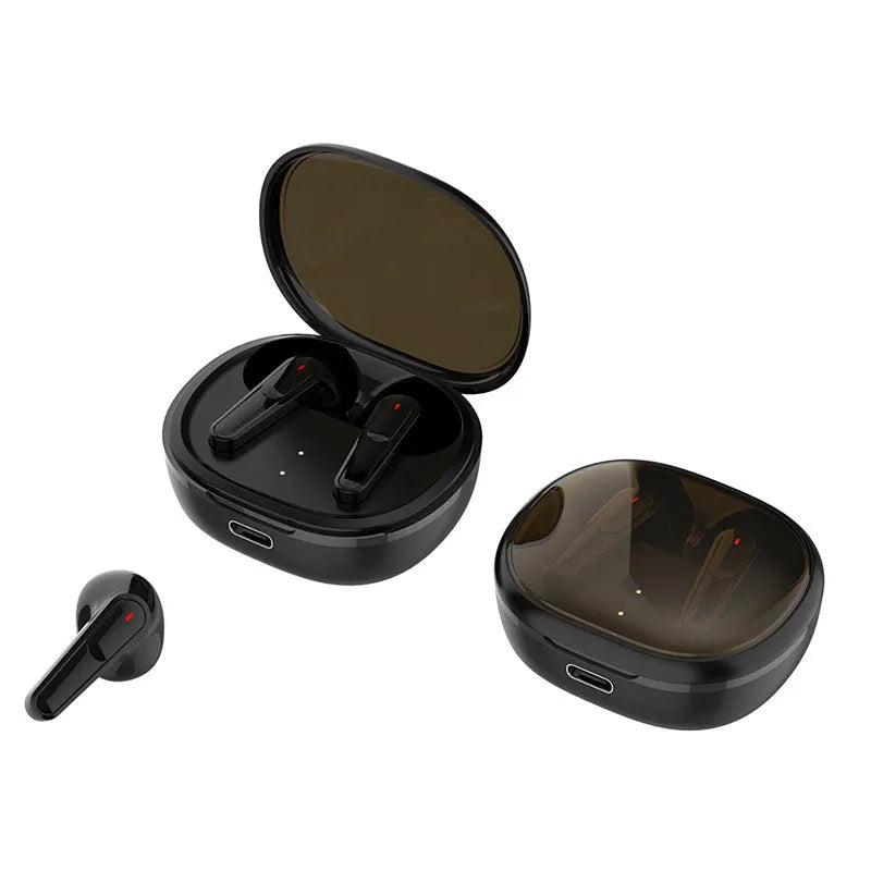 Black PRO30 wireless Bluetooth in-ear headphones with noise reduction technology and voice control