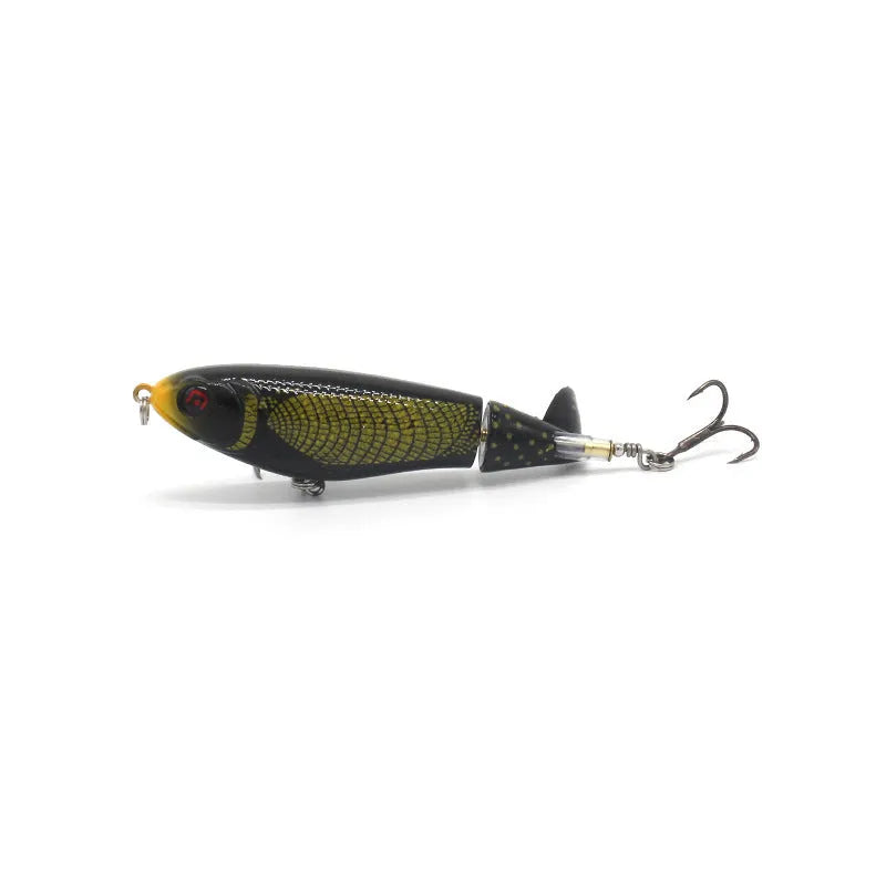 7.5cm long bionic fishing lure bait for road fishing shown in one of its five colour variations
