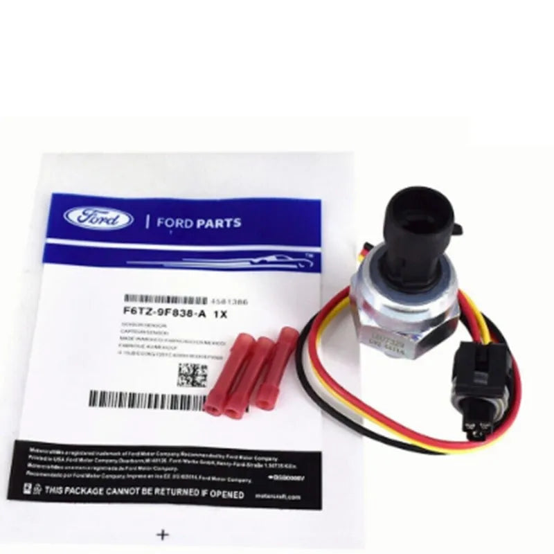 Ford F6TZ-9F838-A pressure sensor with connecting line for F4 F6 diesel engines