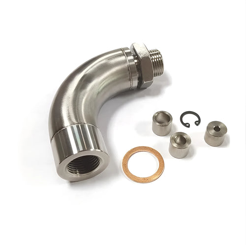 Car M18 1.5 temperature sensor flow valve crossover adapter with finishing machining accuracy