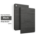 Sapphire blue imitation leather universal iPad protective cover with integrated sleep bracket stand shown open.