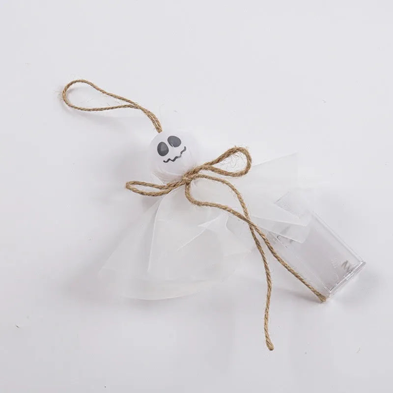 Halloween LED lighting chain with battery box, shown in a ghost-themed colour for venue decoration.