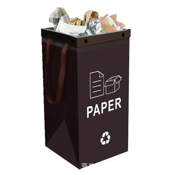 40 litre PP plastic rubbish bag roll in multiple colours for waste classification
