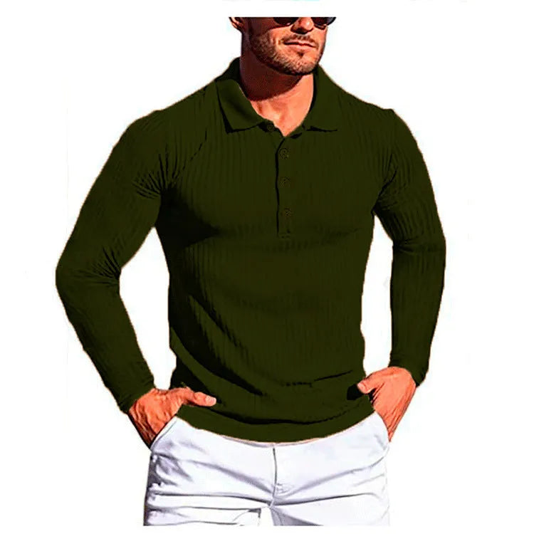 Striped loose fit t-shirt showing high elastic slim knit construction in multiple colour options