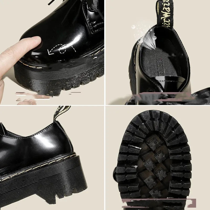 Women's white thick-soled lace-up shoes with ribbon and cross-strap details on a superfine fibre upper.