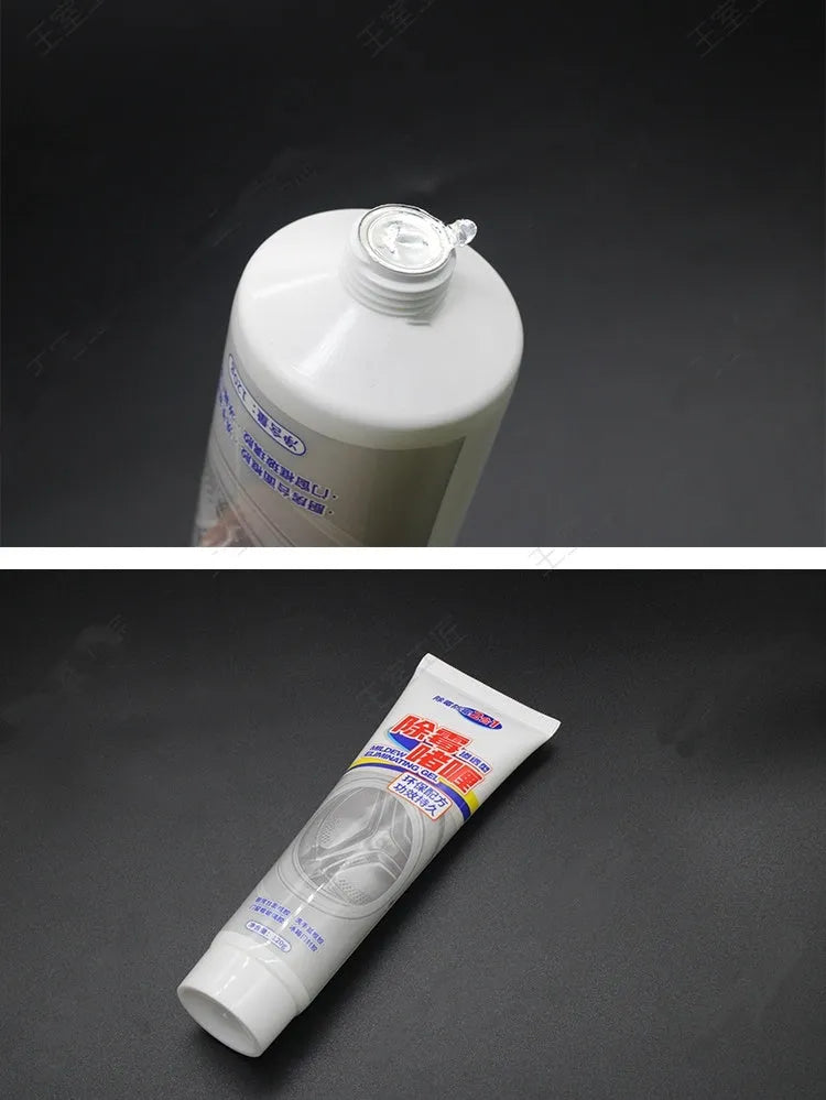 120g tube of demildew gel cleaner for mould on refrigerator and washing machine rubber seals.