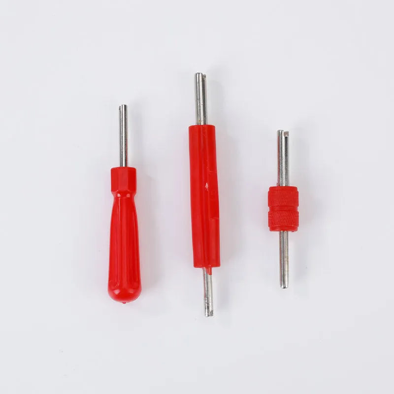 Single-head aluminium alloy valve wrench with 1-inch jaw opening in three colour style options