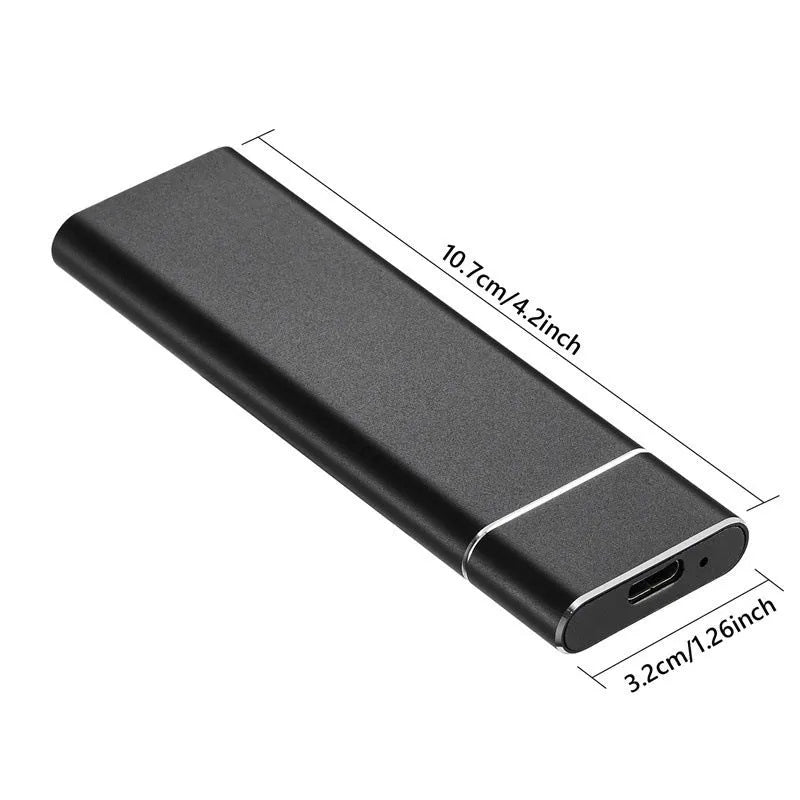 Ultra-thin 6TB portable hard disk with metal shell in multiple colour options