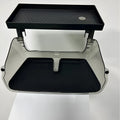 Tesla Model 3 and Y under-screen storage organiser box with ETC card slot in black ABS plastic