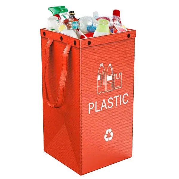 40 litre PP plastic rubbish bag roll in multiple colours for waste classification
