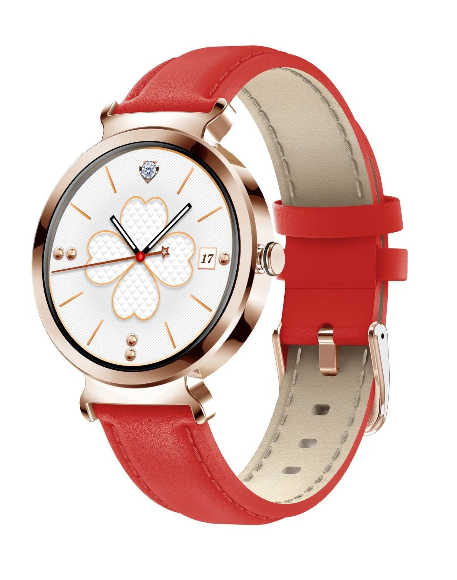 Zinc alloy smart bracelet with 1.28-inch colour display on wrist