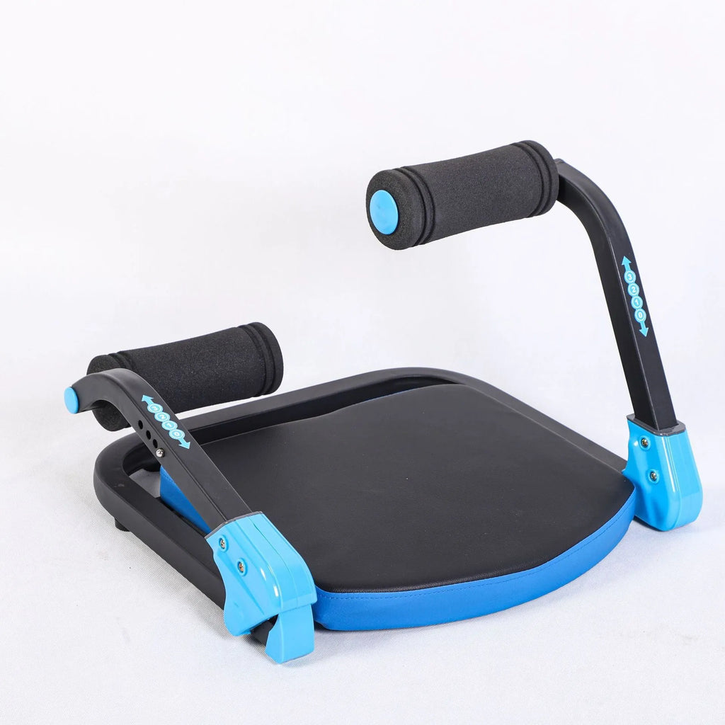 Mini multifunctional abdominal training device in sky blue colour