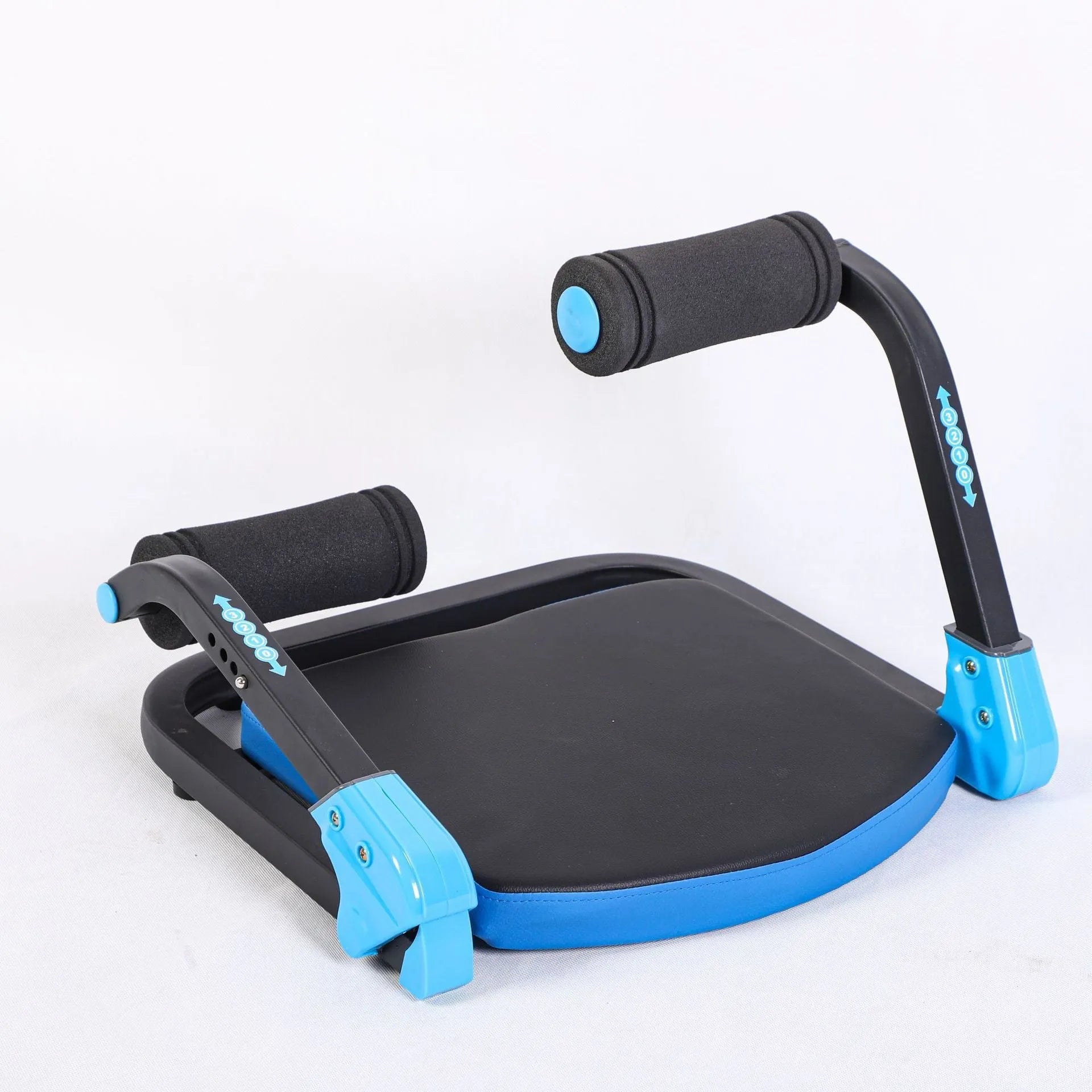 Mini multifunctional abdominal training device in sky blue colour