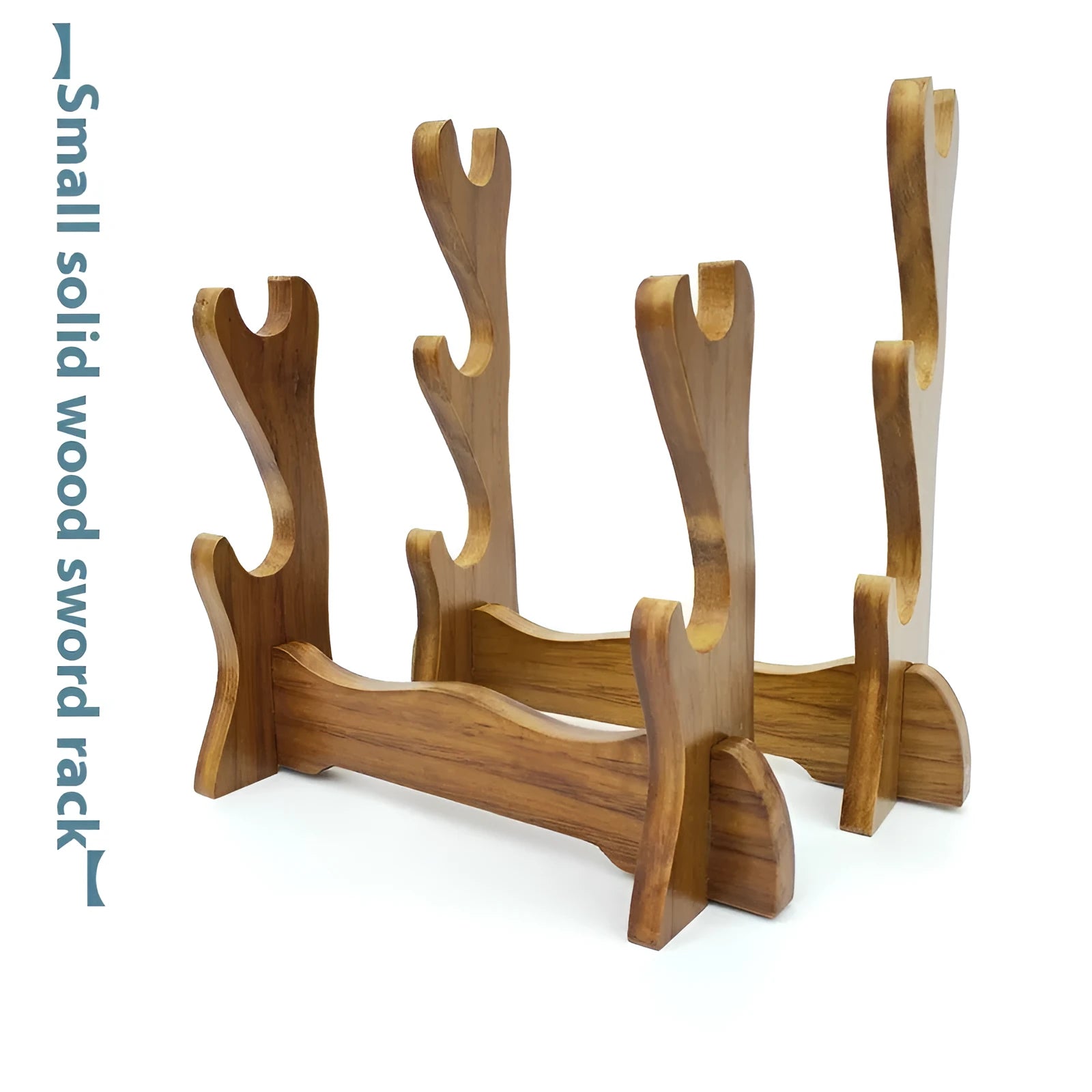 Handmade Chinese style wooden wall bracket with multiple display layers