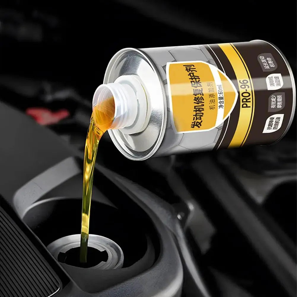 60ml engine oil anti-wear additive in white packaging for vehicle engine protection