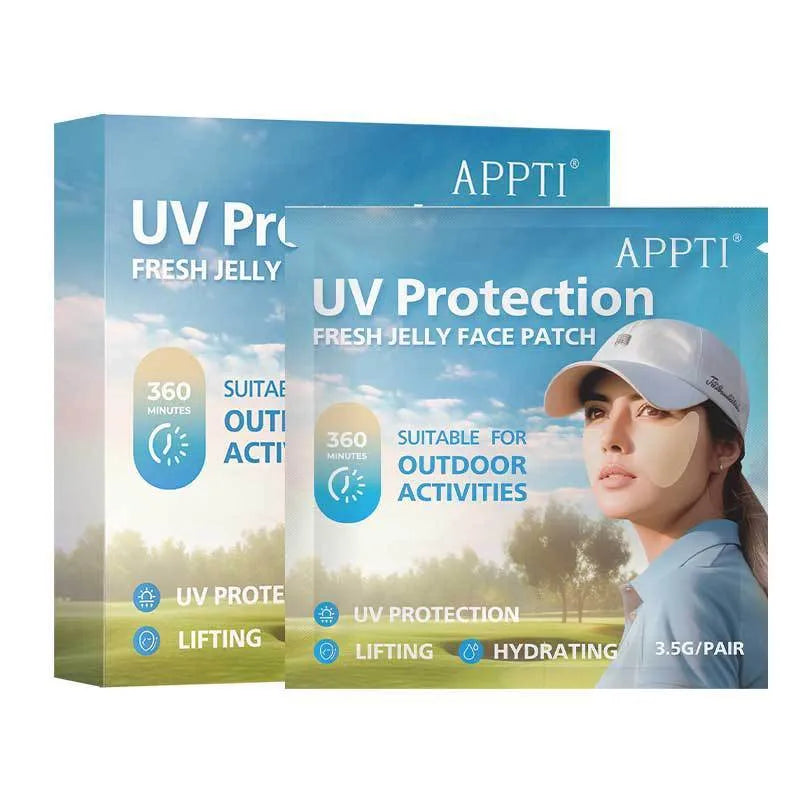 UV-proof outdoor sports eyes mask for universal skin types with 5ml application per pair