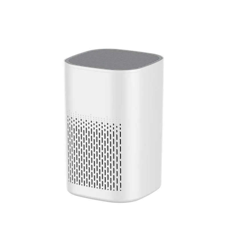 Simple style desktop air purifier and panel heating machine with USB cable.