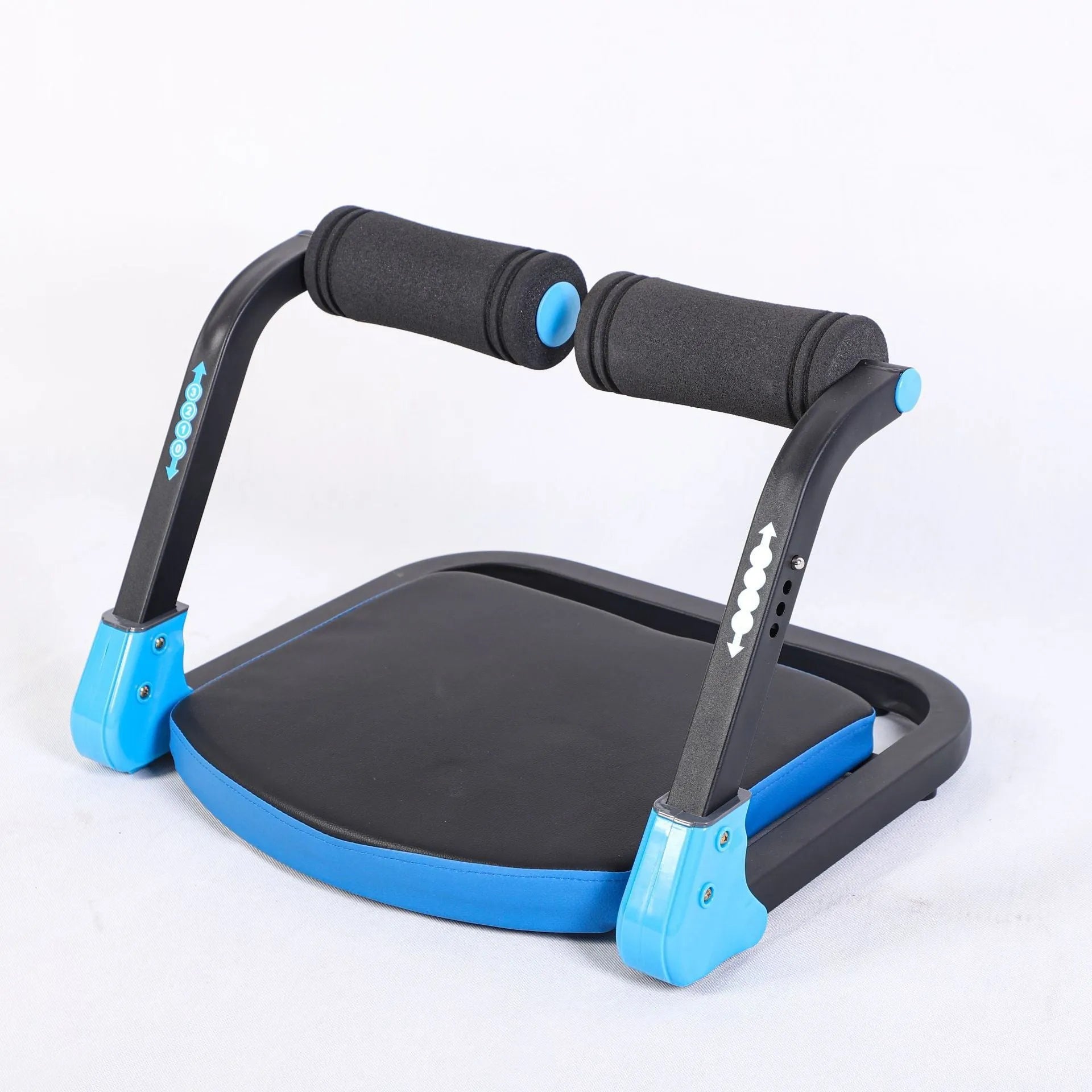 Mini multifunctional abdominal training device in sky blue colour