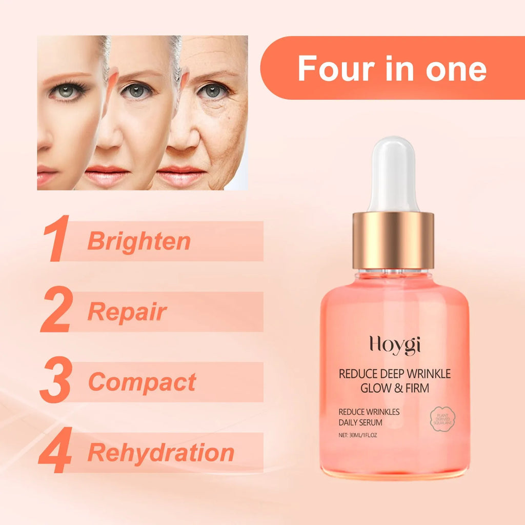 30ml rose essential oil bottle for smoothing wrinkles and brightening skin