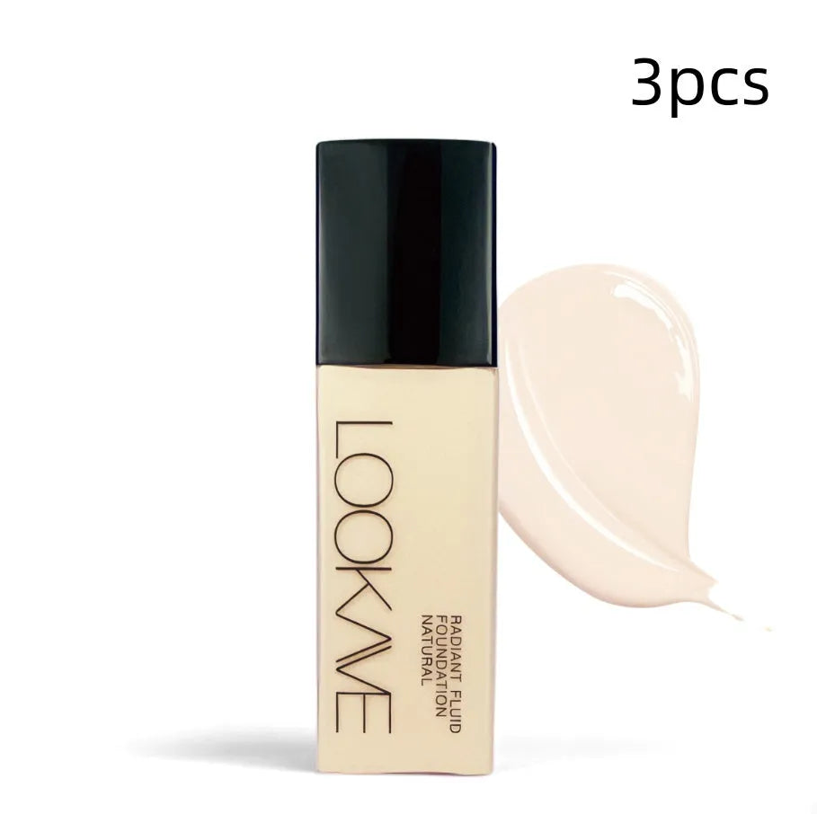 LOOKAVE Matte Liquid Foundation tube in 21c size with shade options LK63C-01 to LK63C-06