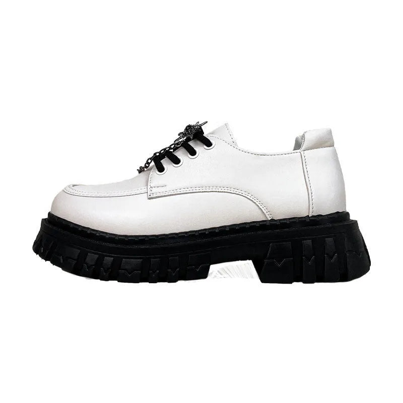 Women's Duke Asterism coloured loafers with a metal cross shoulder strap and round toe.