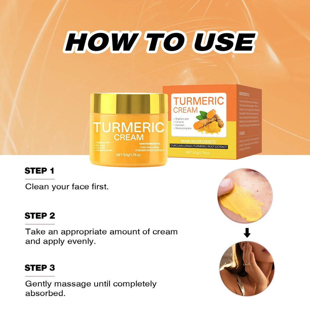 50g jar of brightening hydrating moisturising cream, compact size.