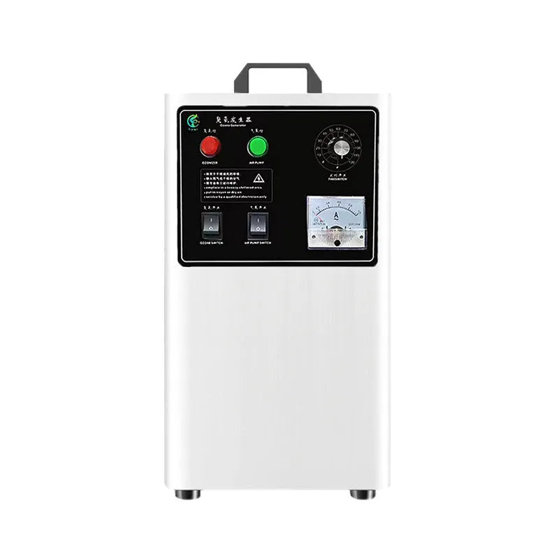 Fruit and vegetable ozone generator with 20g/h output in white or stainless steel housing