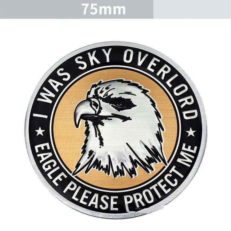 Aluminium car body decorative sticker with animal motif designs for vehicle customisation