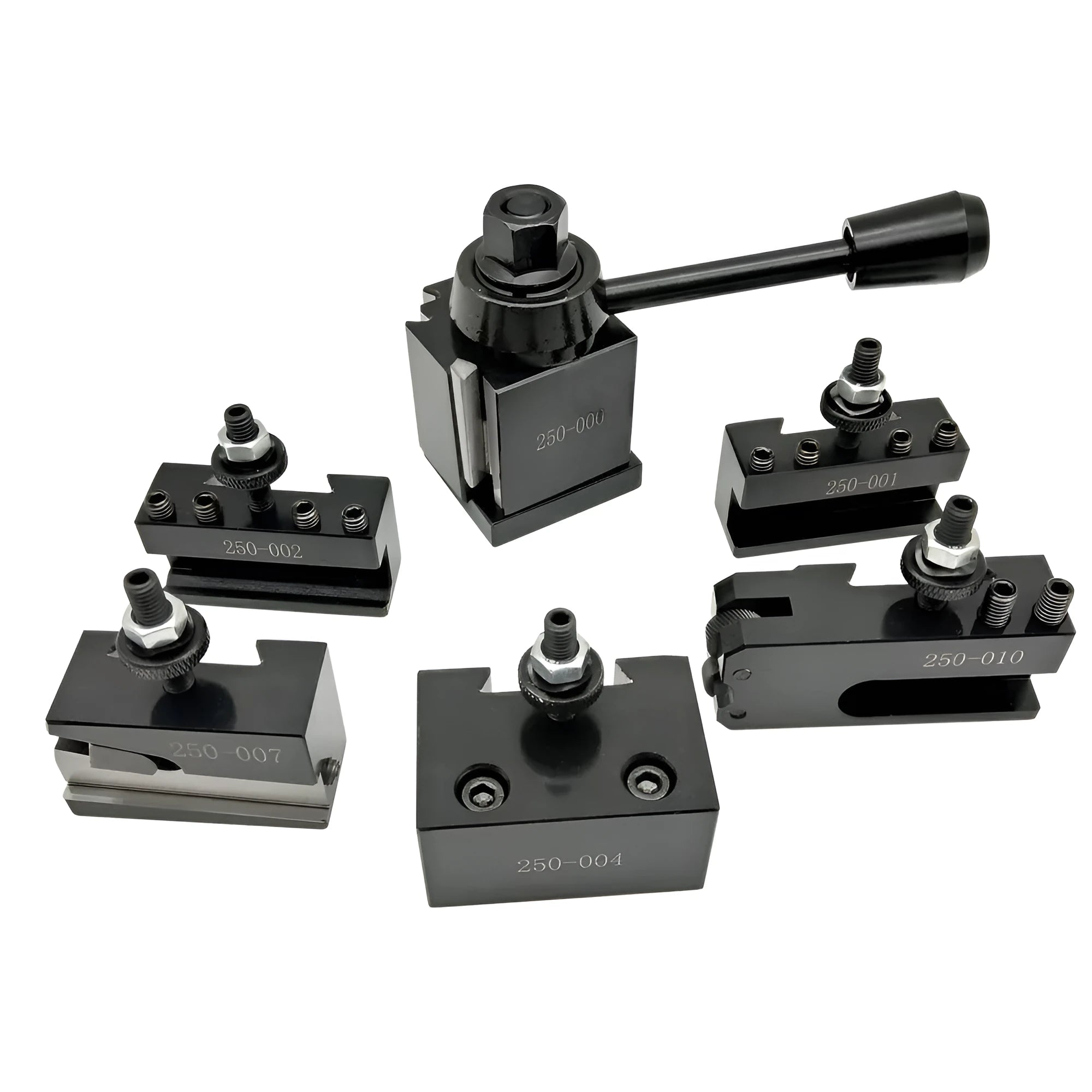 Machifit 250 wedge-type steel quick change tool post with M10 fitting for mini lathes