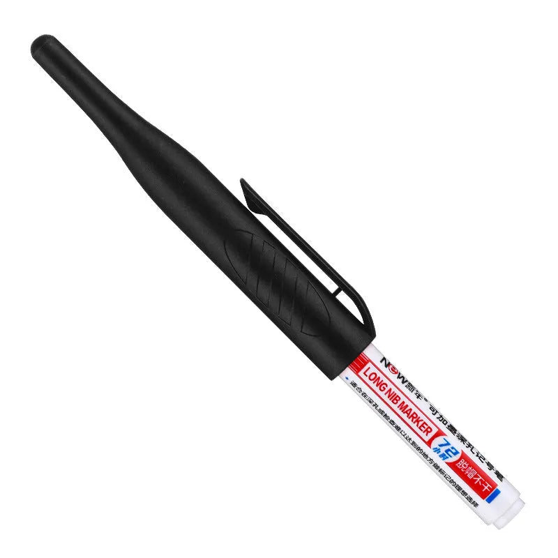 15.2cm quick-dry oil marker pen in black, red, blue and green ink colours for waterproof industrial marking