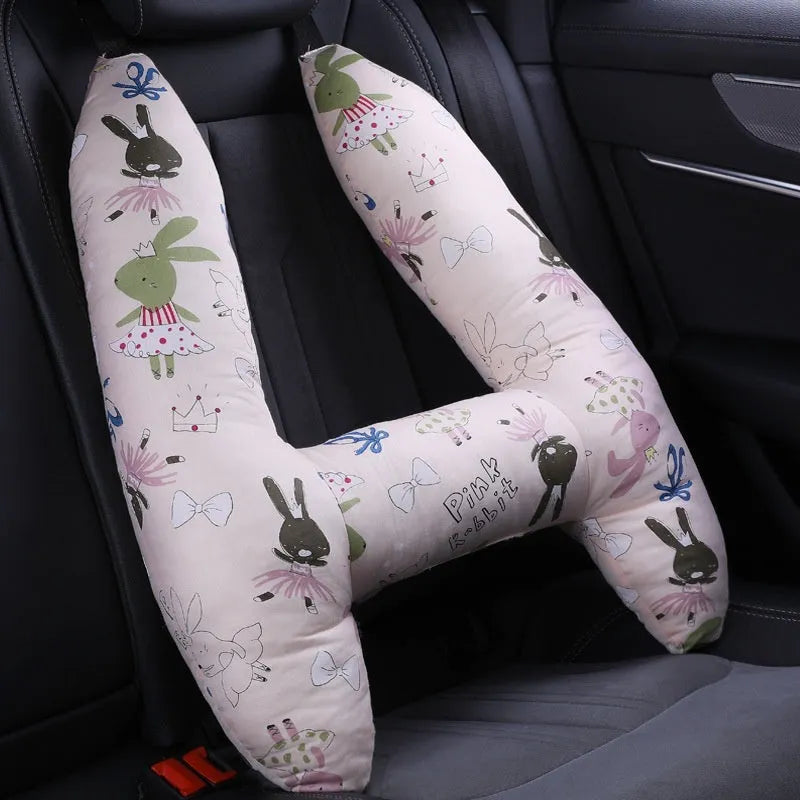 55x70cm automotive headrest pillow with pearl cotton filling showing pattern options
