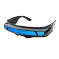 Black frame polarised sunglasses with colour film PC lenses in sports design
