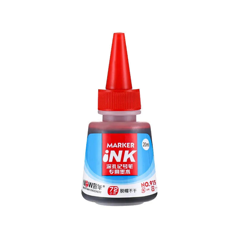 15.2cm quick-dry oil marker pen in black, red, blue and green ink colours for waterproof industrial marking