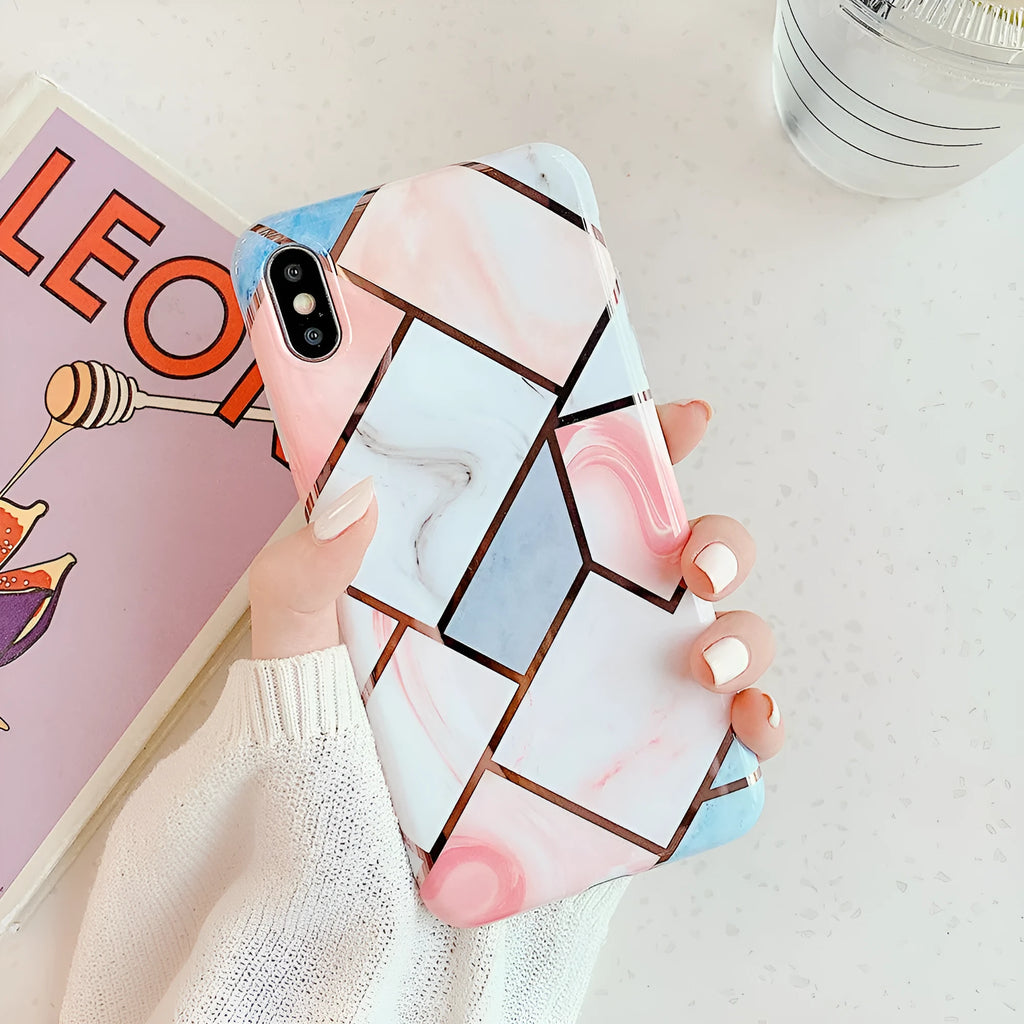 Silicone gel mobile phone case for iPhone in Style C design.