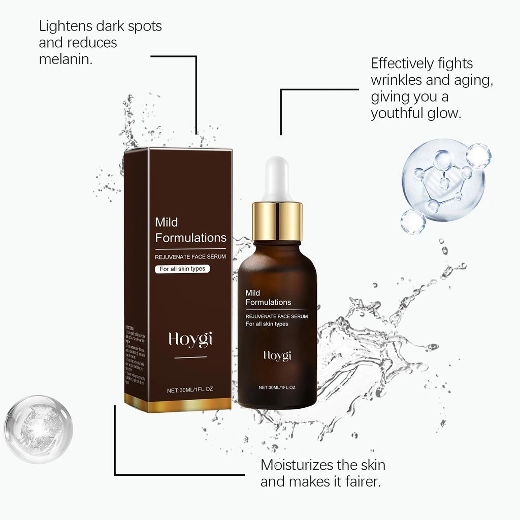 30ml facial essence bottle with arbutin collagen vitamin C formula for skin hydration