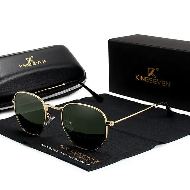 Classic round retro sunglasses for men in various colours including black, silver, and gun gray.