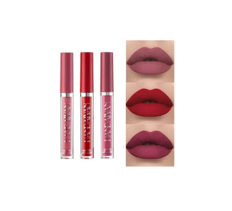 HANDAIYAN matte liquid lipstick tube with non-stick cup properties, 2.5ml content