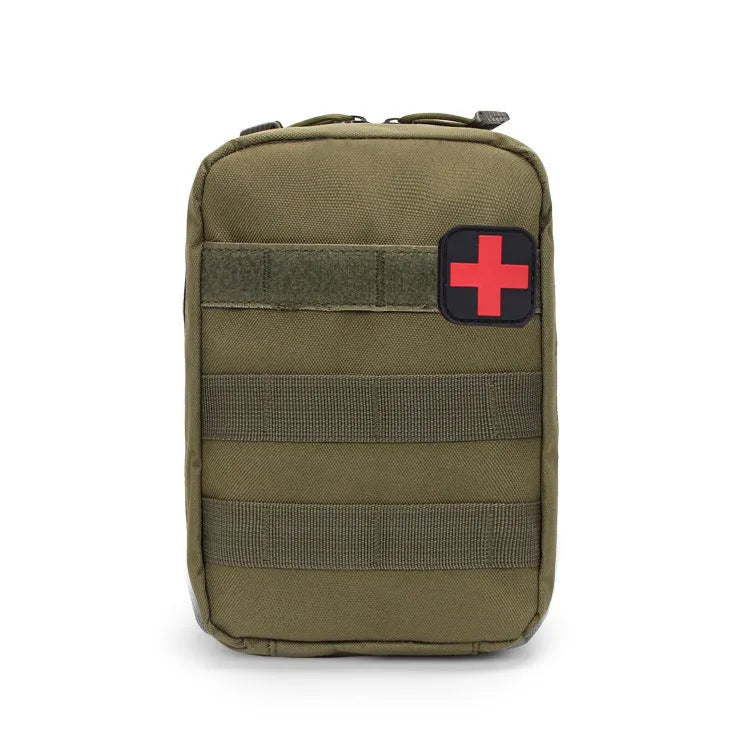 Tactical nylon medical accessory pouch with Velcro closure in multiple colour options