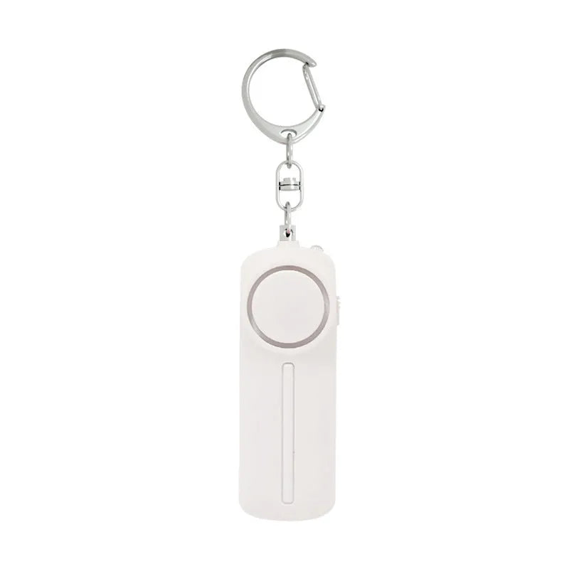 Girls self-defense alarm in pink with compact 86x30x20mm ABS plastic casing